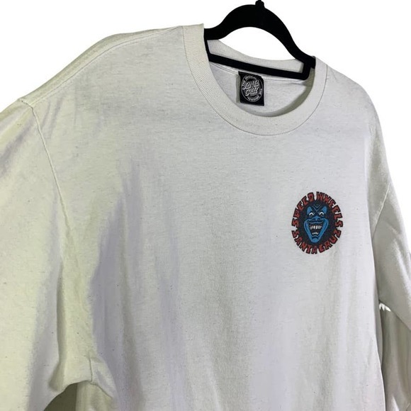 SANTA CRUZ Vintage 90's Screaming Hand Speed Wheels T-Shirt - Picture 6 of 13